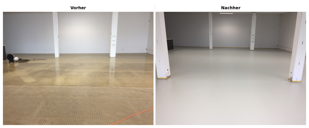 Boden vor der Sanierung